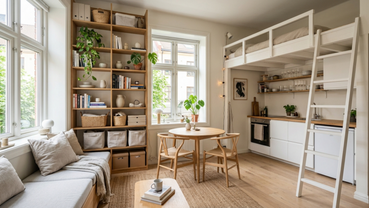 Organisation og opbevaring til mindre boliger